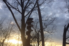 The Nobori sculpture on the Karl Stirner Arts Trail